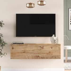 Mobile porta tv sospeso moderno design 100xH30 cm rovere Oksana