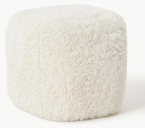 Pouf alto in teddy Wolke