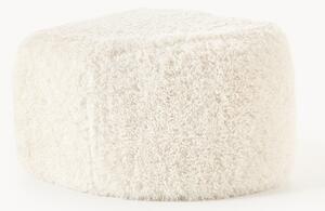 Pouf ovale in teddy Wolke