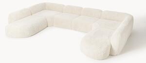 Divano componibile XL in teddy Wolke