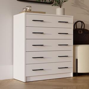 Scarpiera ingresso salvaspazio moderna 74xH85 5 ripiani bianco Elysia