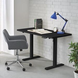 Scrivania regolabile in altezza motorizzate nuova generazione moderna 120xH75-120 ergonomica nero Works