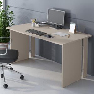 Scrivania ufficio moderna 150xH75 noce beige cashmere Lux
