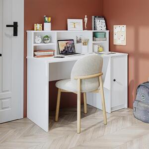 Scrivania ufficio moderna lineare libreria 120xH106 cm bianco Volume