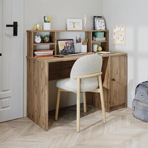 Scrivania ufficio moderna lineare libreria 120xH106 cm rovere Volume