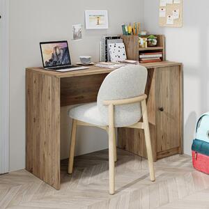 Scrivania ufficio moderna lineare libreria 1 anta 120xH100 cm rovere Flus