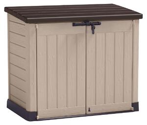Baule da Esterno Keter Store-it-Out Max 145,5x82x125 cm in Resina Beige