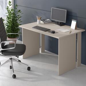 Scrivania ufficio moderna 120xH75 noce beige cashmere Lux