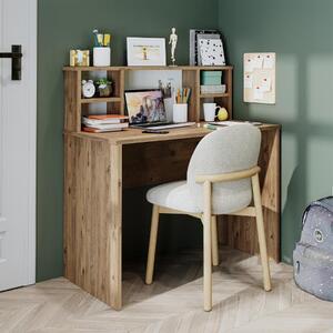 Scrivania ufficio moderna lineare libreria 100xH106 cm rovere Volume