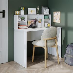 Scrivania ufficio moderna lineare libreria 100xH106 cm bianco Volume