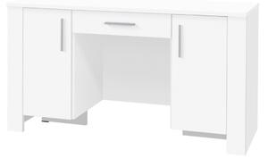 Scrivania ufficio moderna 140xH77 bianco Yuma