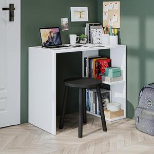 Scrivania ufficio moderna lineare 90xH74 cm bianco Nodo