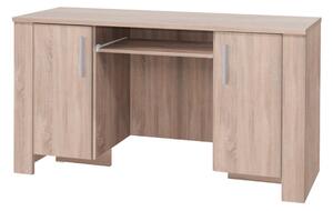 Scrivania ufficio moderna 140xH77 rovere Yuma