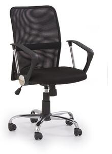 Sedia ufficio poltrona ergonomica con ruote design comoda nero Alin