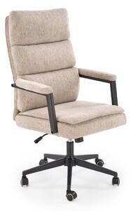 Sedia ufficio poltrona ergonomica con ruote design comoda beige Prestige