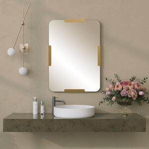 Specchio da bagno decorativo moderno 50xH70 design oro Fure
