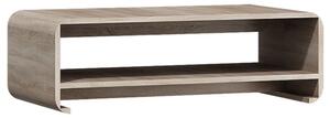 Tavolino soggiorno moderno basso 120xH42 rovere chiaro Nature
