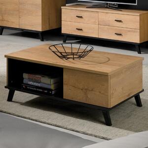 Tavolino salotto moderno 101xH41 rovere Diamante