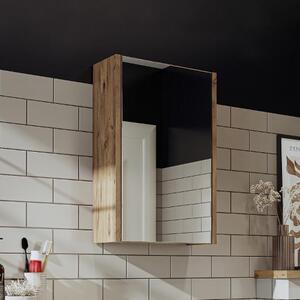 Specchio bagno contenitore 1 anta 40xH60 rovere Drift