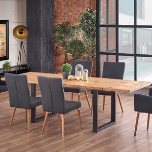Tavolo allungabile 160/250 da pranzo moderno rovere antracite Palermo