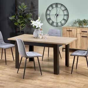 Tavolo allungabile moderno 120/160 da pranzo rovere nero Cosmos