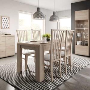 Tavolo allungabile moderno 144/184cm legno rovere chiaro Nature