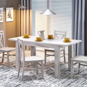 Tavolo allungabile moderno 120/160 beige Minny
