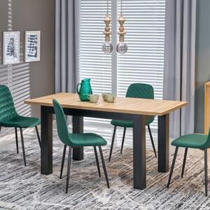 Tavolo allungabile moderno 120/160 rovere nero Minny