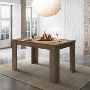 Tavolo da pranzo allungabile moderno 140/200 cm rovere scuro Alven