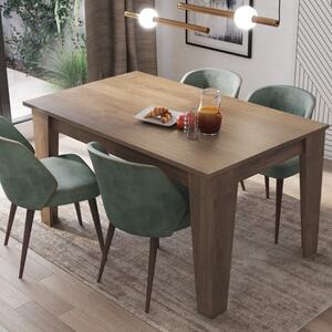 Tavolo da pranzo allungabile moderno 140/200 cm noce Ziven