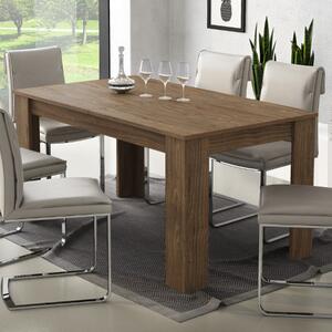 Tavolo da pranzo allungabile moderno 160/220 cm rovere scuro Elva