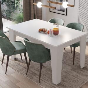 Tavolo da pranzo allungabile moderno 140/200 cm Bianco Ziven