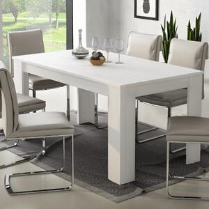 Tavolo da pranzo allungabile moderno 160/220 cm bianco Elva