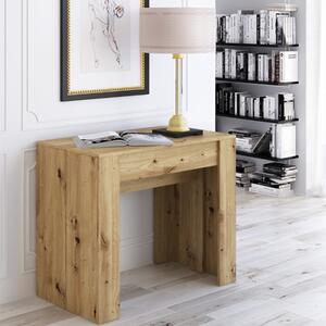 Tavolo consolle allungabile 237 cm 10 posti moderno rovere Svela