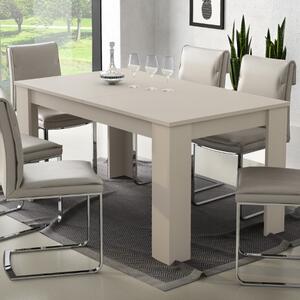 Tavolo da pranzo allungabile moderno 140/200 cm beige cashmere Alven