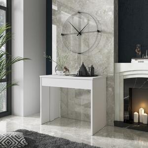 Tavolo consolle allungabile 50/302 cm 3 metri moderno bianco Kora