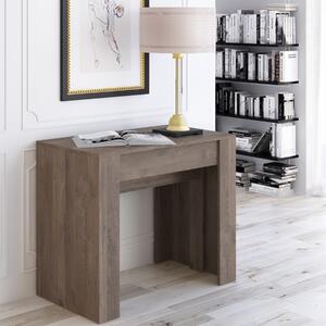 Tavolo consolle allungabile 237 cm 10 posti moderno noce Svela