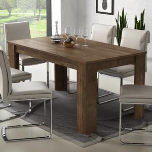Tavolo da pranzo allungabile moderno 160/220 cm noce Elva
