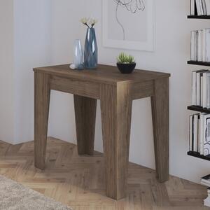 Tavolo consolle allungabile 54/306 cm 3 metri moderno rovere scuro Ruma