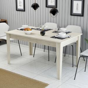 Tavolo moderno da pranzo rettangolare 145x88 cm marmo Parigi