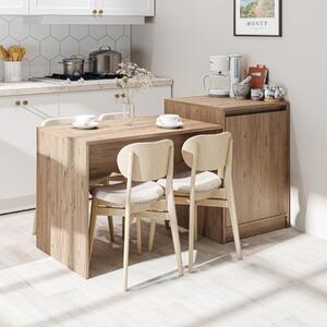 Tavolo bar bancone moderno 160 cm isola cucina penisola rovere Convivio