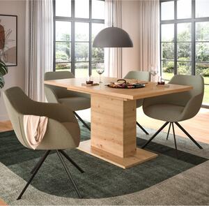Tavolo allungabile moderno da pranzo 150/190 rovere Opera