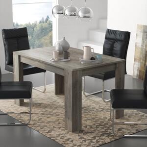 Tavolo da pranzo allungabile moderno 140/200 cm rovere grigio Alven