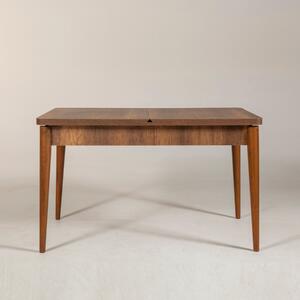 Tavolo moderno allungabile da pranzo rettangolare 130-165 cm noce Matera