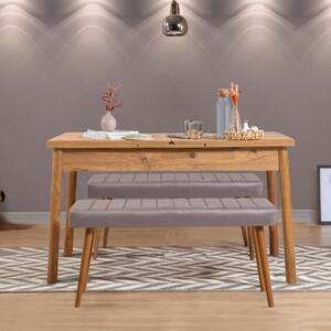 Tavolo moderno allungabile 120-153 cm rovere Taormina