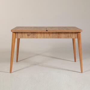 Tavolo moderno allungabile da pranzo rettangolare 130-165 cm rovere Matera