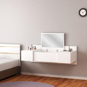 Toeletta trucco specchio richiudibile sospesa 100 cm bianco Lip