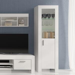 Vetrinetta mobile contenitore 2 ante destra 60xH201 bianco Yuma