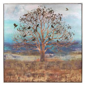 L'Oca Nera Quadro albero con cornice 100x100cm Cod. 1Q93