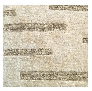 Tappeto arredo bagno Linee 100% cotone beige 50X80 Beige